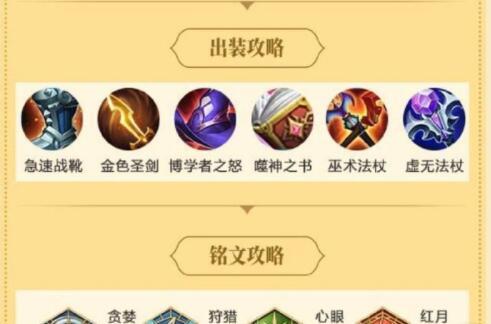王者荣耀大唐版本出装攻略(掌握关键出装,征战大唐无往不胜)-第1张图片-游技攻略库 王者荣耀大唐版本出装攻略(掌握关键出装,征战大唐无往不胜)-第1张图片-游技攻略库