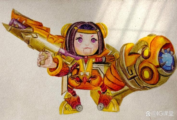 王者荣耀中青龙刀怎么画的