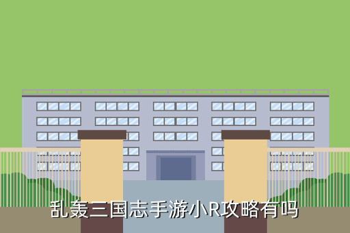 乱轰三国志手游小R攻略有吗