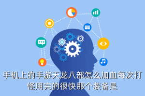 天龙八部手游怎么调血量，手机上的手游天龙八部怎么加血每次打怪用完的很快那个装备是
