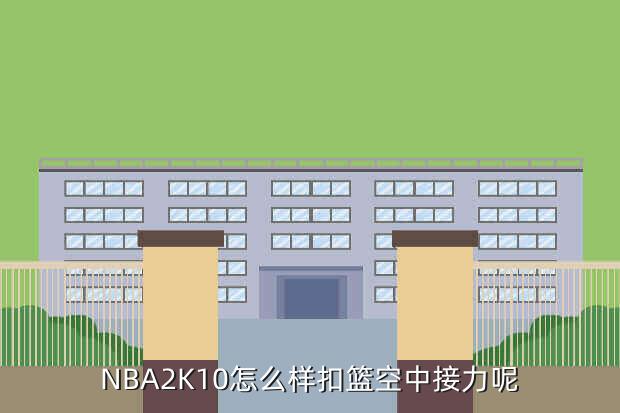 NBA2K10怎么样扣篮空中接力呢