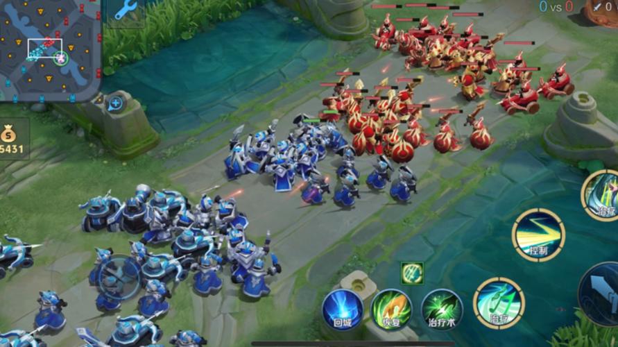 王者荣耀和小兵互动玩法