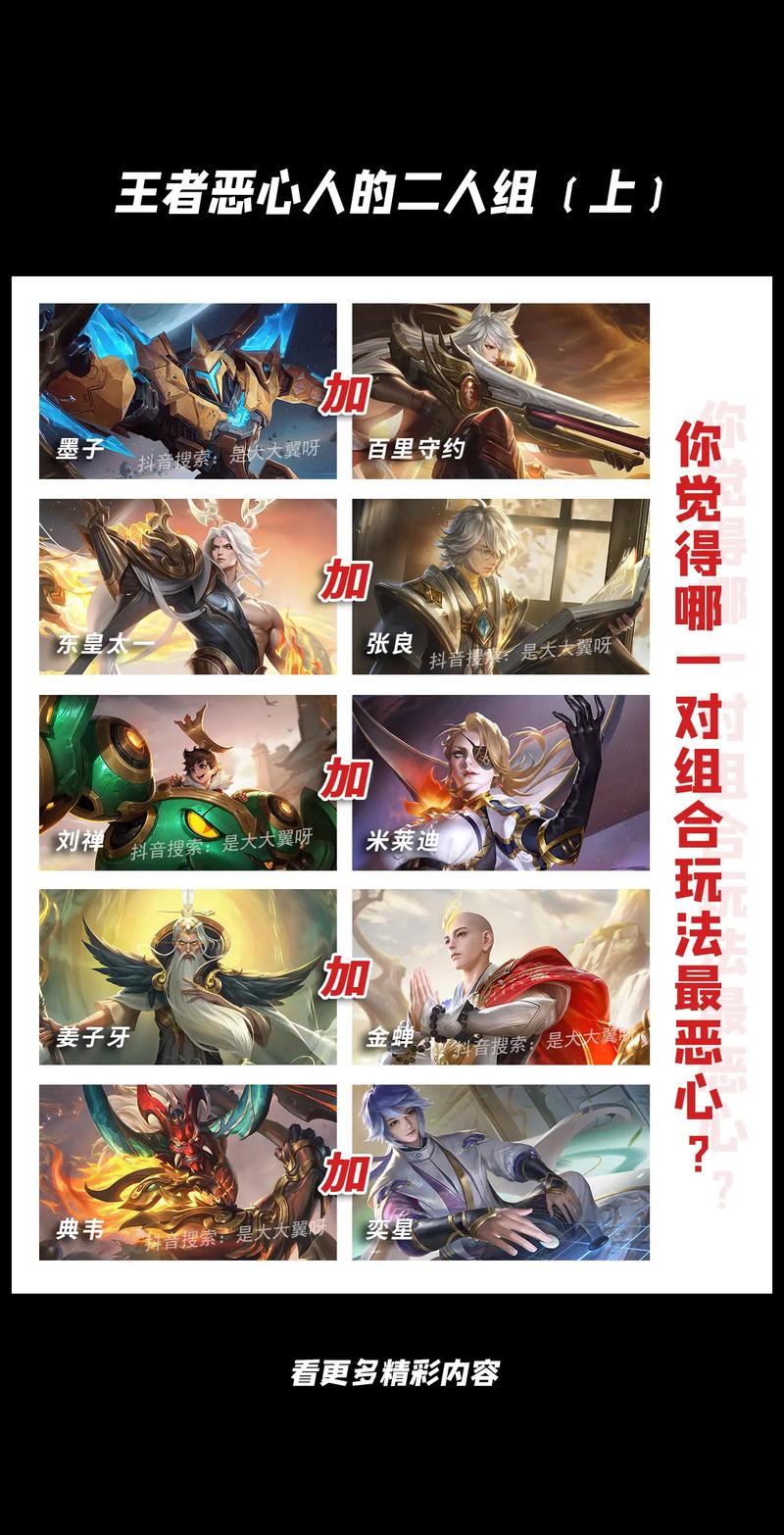 王者荣耀当中,都有哪些让玩家“痛不欲生”的组合?