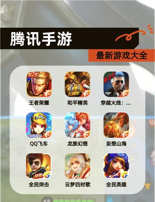 求腾讯手游游戏排名榜,有哪些比较推荐的?