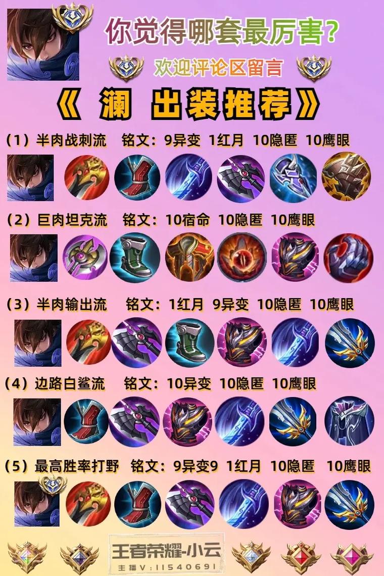 王者荣耀澜的连招公式是什么?