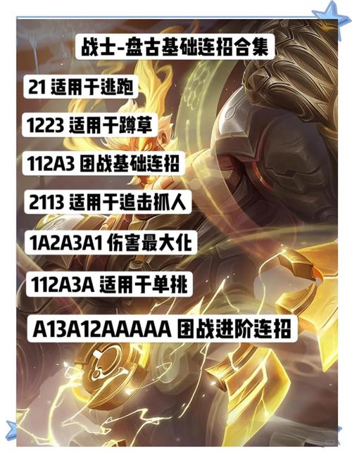王者荣耀盘古连招操作攻略