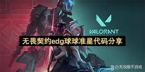 无畏契约edg球球准星代码分享
