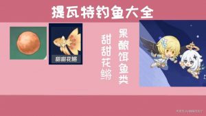 原神提瓦特钓鱼指南果酿饵鱼类甜甜花鳉篇