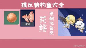 原神提瓦特钓鱼指南果酿饵鱼类花鳉篇