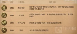 第五人格终场狂欢模式怎么玩 终场狂欢监管者卡牌大全