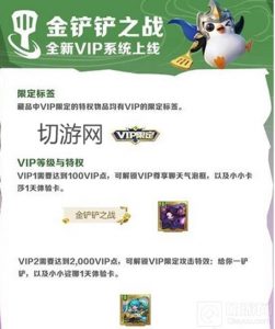 金铲铲vip等级怎么算的 金铲铲vip都要充多少钱